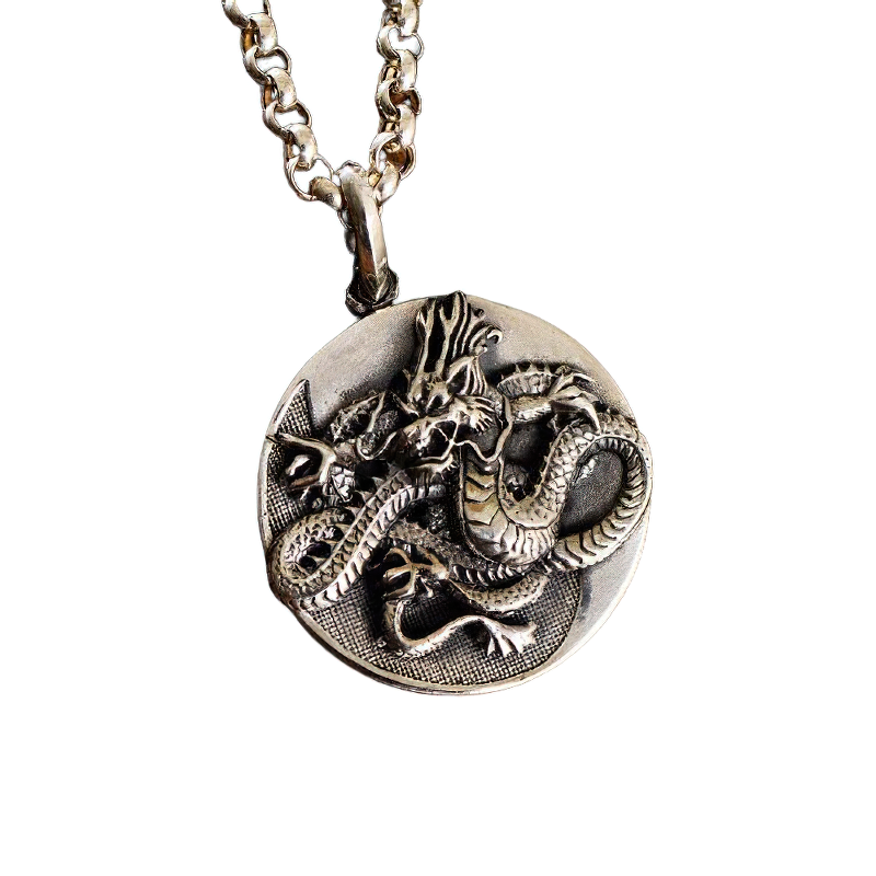 Retro Jewelry Pendant "four Mythical Beasts" / Stylish Accessories