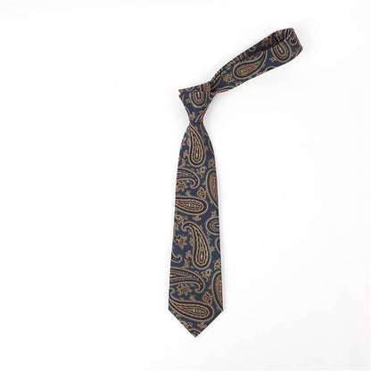 Cashew Pattern Print Polyester Tie