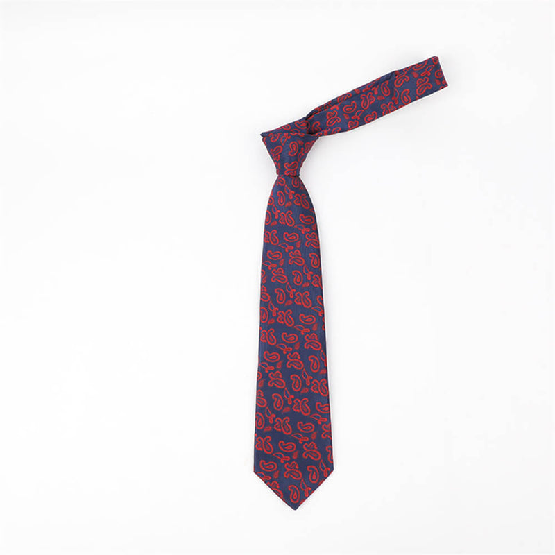 Cashew Pattern Print Polyester Tie