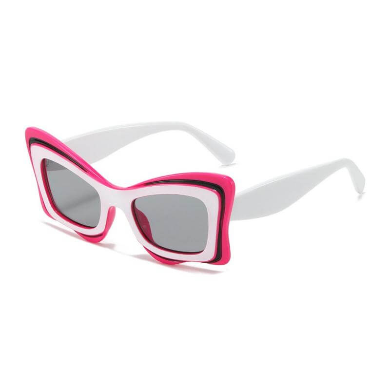 Cat-eye Uv Protection Pc Sunglasses