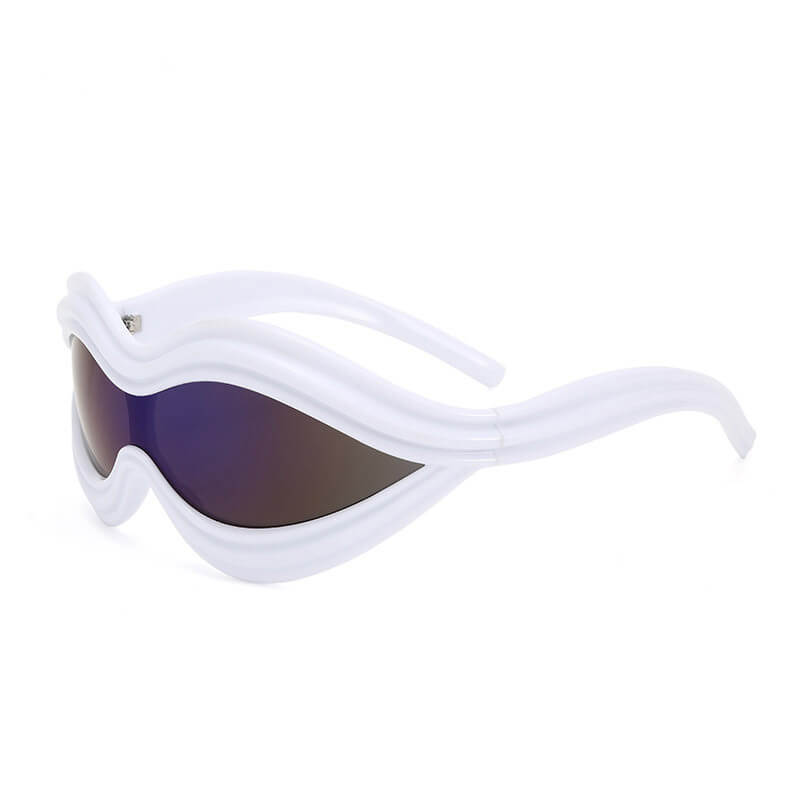 One-piece Uv Protection Pc Sunglasses