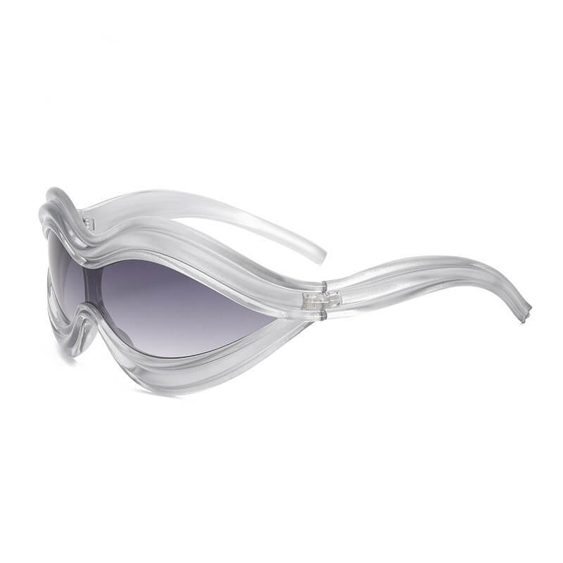 One-piece Uv Protection Pc Sunglasses