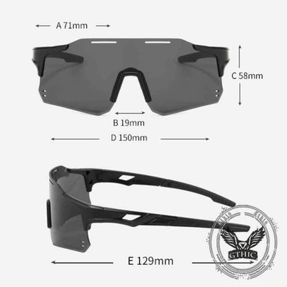 Outdoor Color-changing Sports Sunglasses