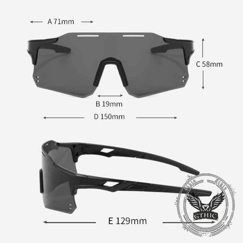 Outdoor Color-changing Sports Sunglasses