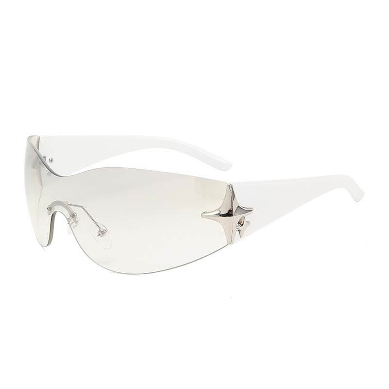 Fashionable Star Design Frameless Pc Sunglasses