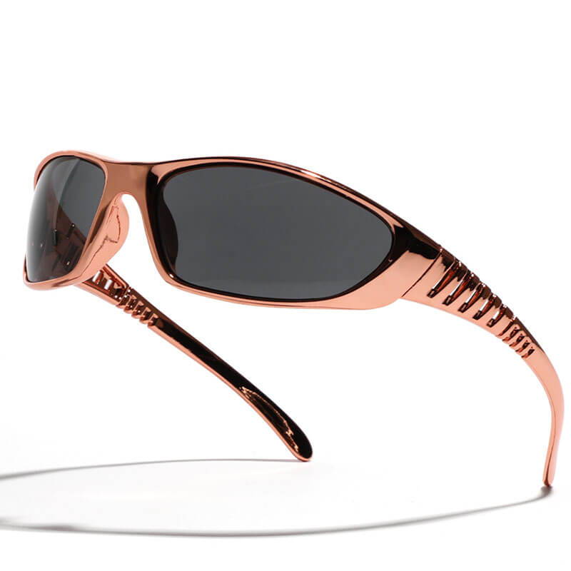 Fashionable Y2k Colorful Hollow Uv-proof Pc Sunglasses