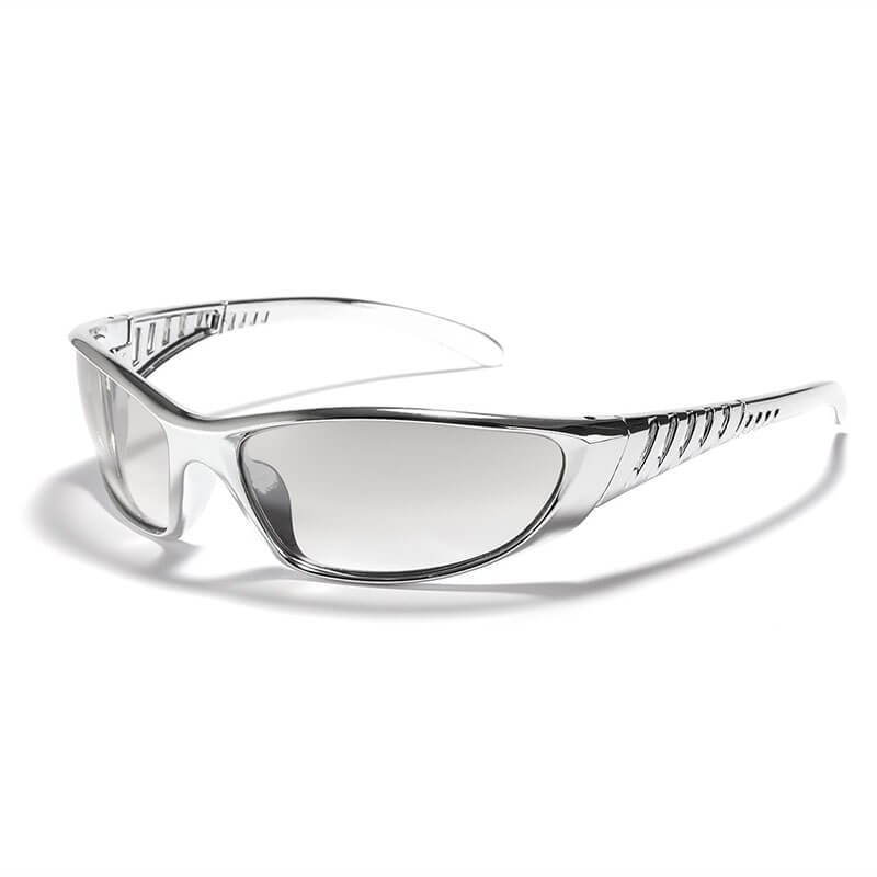 Fashionable Y2k Colorful Hollow Uv-proof Pc Sunglasses
