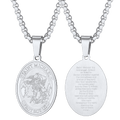 Archangel St. Michael Pendant Necklace Medal for