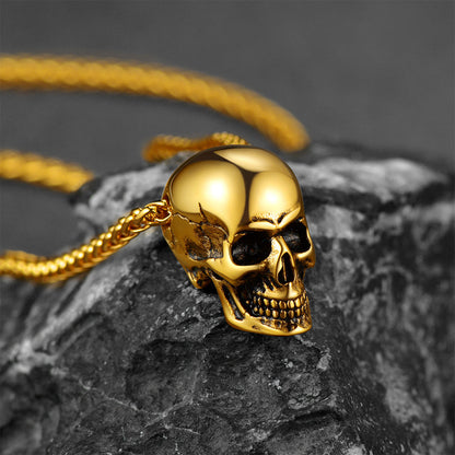 Gothic Skull Necklace Pendant for