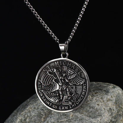 The Archangel St. Michael Medal Necklace for