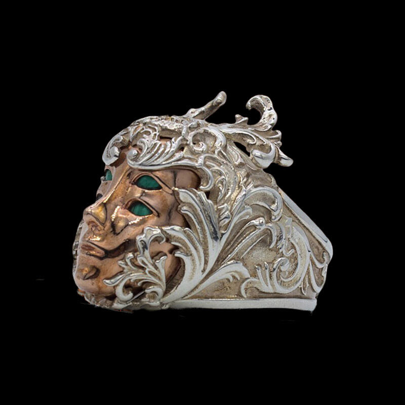 Forest Fairy Sterling Silver Copper Ring