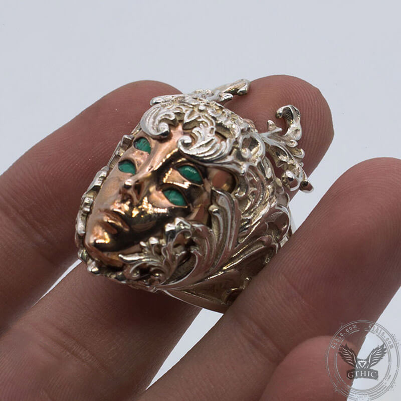 Forest Fairy Sterling Silver Copper Ring