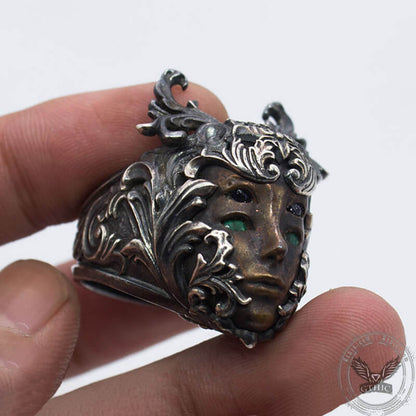 Forest Fairy Sterling Silver Copper Ring