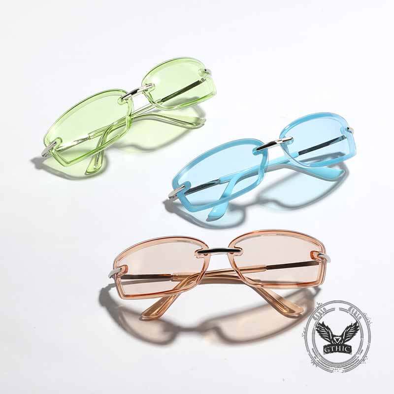 Future Style Y2k Square Candy Color Sunglasses