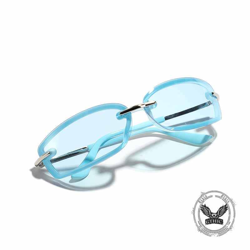 Future Style Y2k Square Candy Color Sunglasses