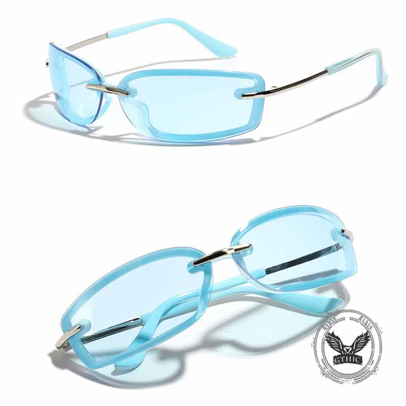 Future Style Y2k Square Candy Color Sunglasses