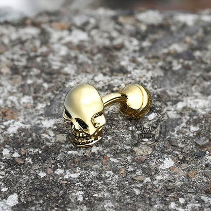 Ghost Brass Skull Cufflinks