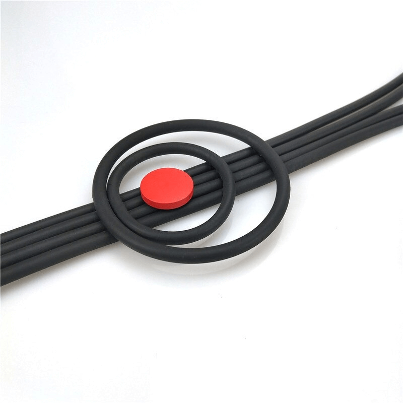 Gothic Long Tassel Necklace for / Handmade Wood Rubber Accessories