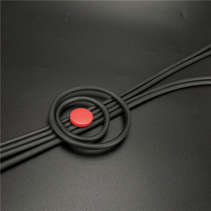 Gothic Long Tassel Necklace for / Handmade Wood Rubber Accessories