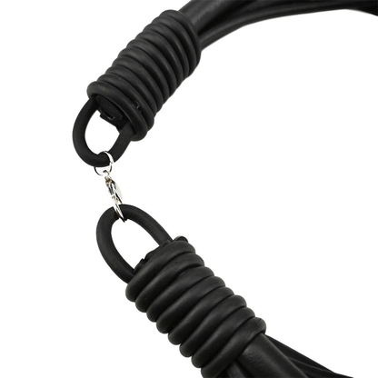 Gothic Punk Black Rubber Necklace / Handmade Designer Accessories for