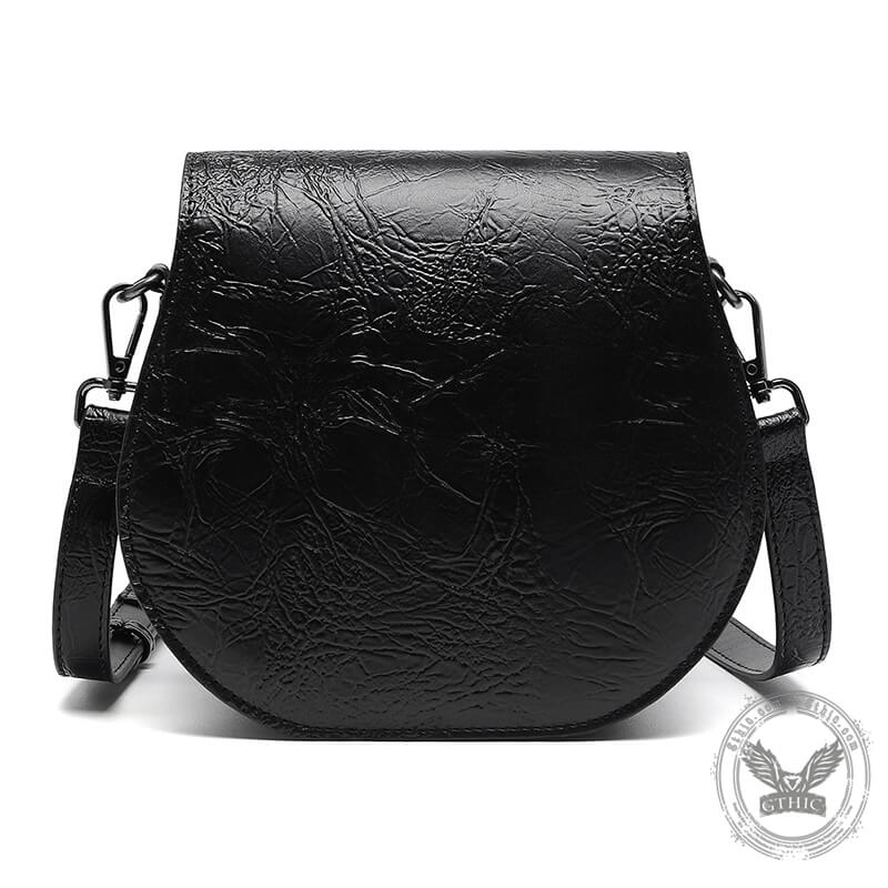Gothic Bat Eye Pu Leather Punk Crossbody Bag