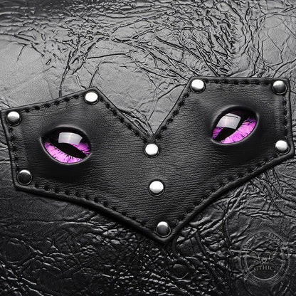Gothic Bat Eye Pu Leather Punk Crossbody Bag