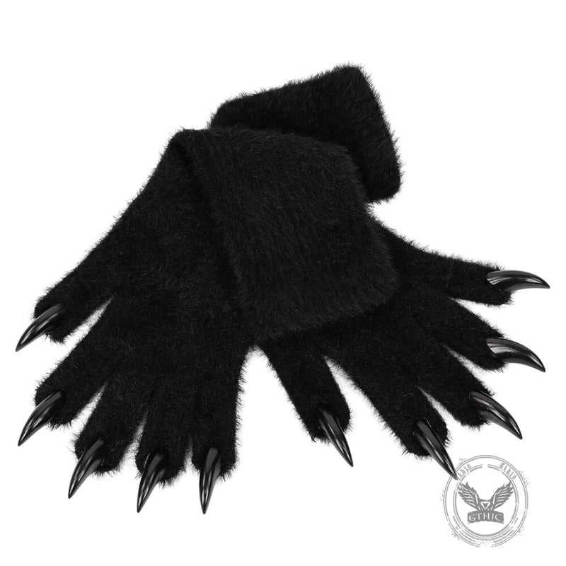 Gothic Cosplay Long Ghost Beast Claw Gloves