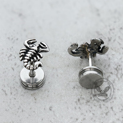 Gothic Scorpion Design Stainless Steel Earrings
