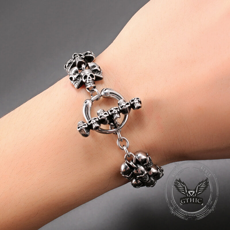 Gothic Skull Domineering Stainless Steel Bracelet