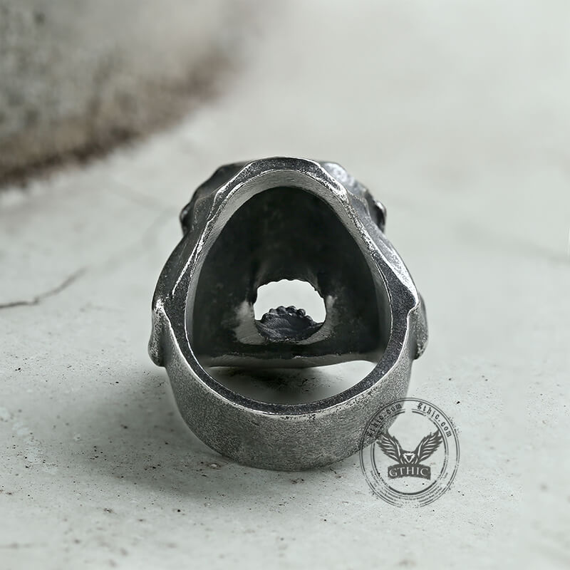 Gothic the Death Skull Stainless Steel Ring