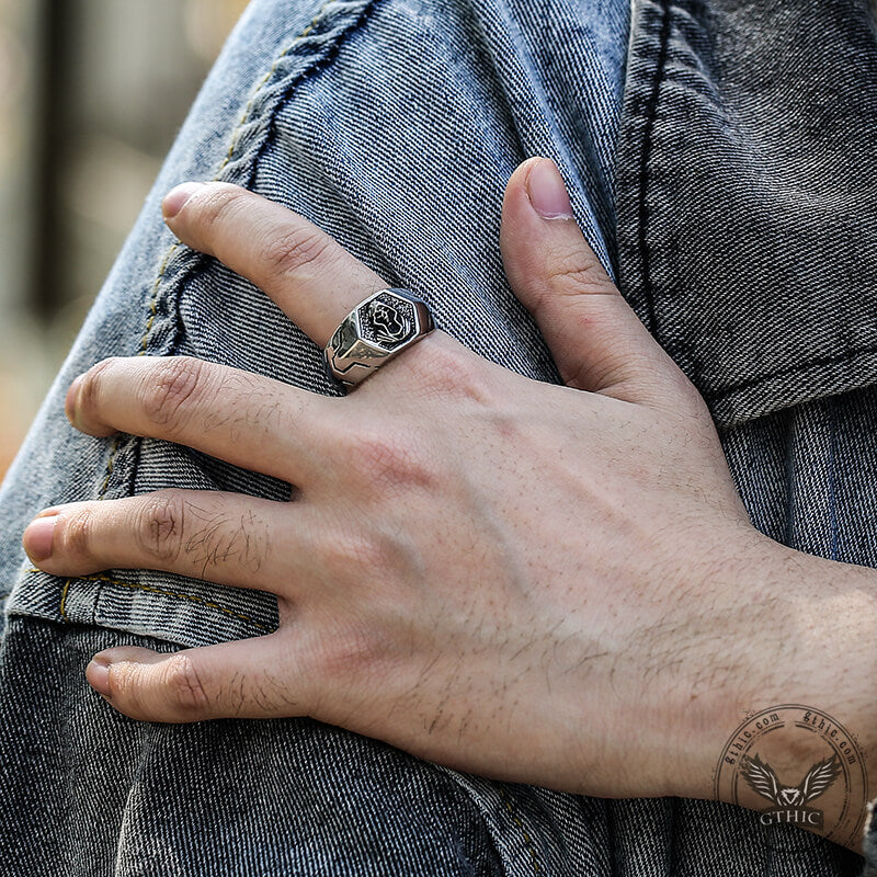 Grim Reaper Skull Stainless Steel ’s Ring