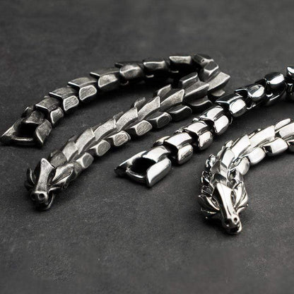 Dragon Scale Stainless Steel Bracelet