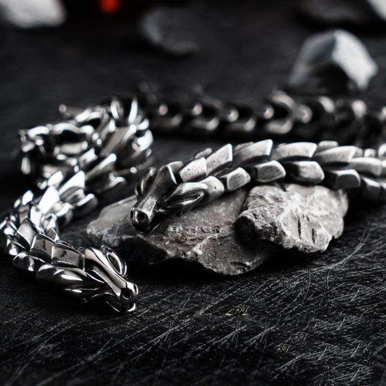 Dragon Scale Stainless Steel Bracelet