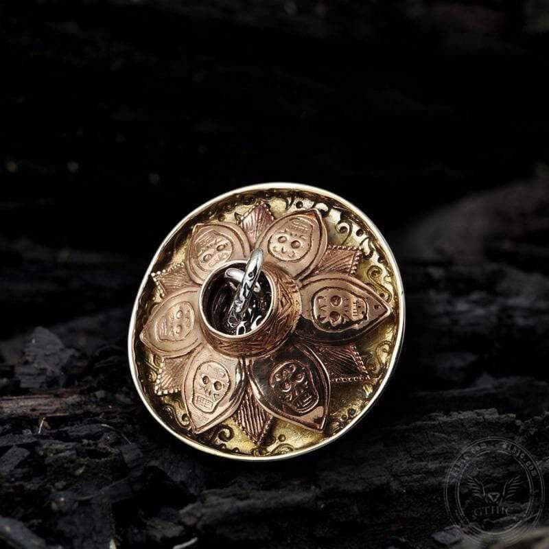 Hat Magic Sterling Silver Sugar Skull Pendant