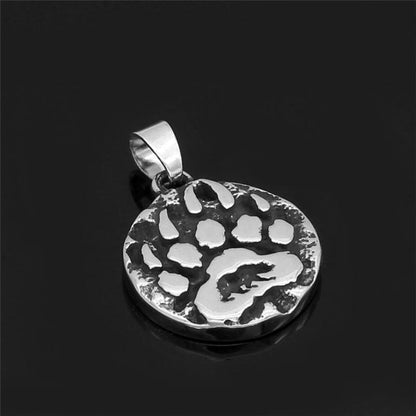 Bear Claw Amulet Stainless Steel Viking Necklace