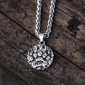Bear Claw Amulet Stainless Steel Viking Necklace