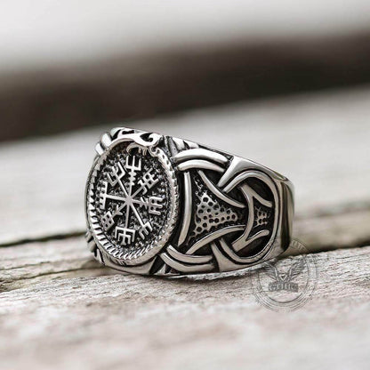 Dragon Amulet 316l Stainless Steel Viking Ring