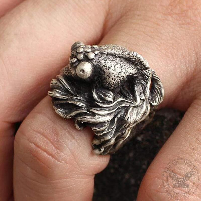 Lucky Carp 925 Silver Ring