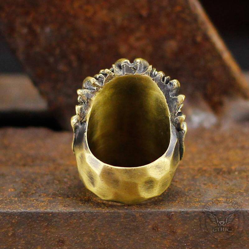 Warrior Chi You Brass Mythology Ring