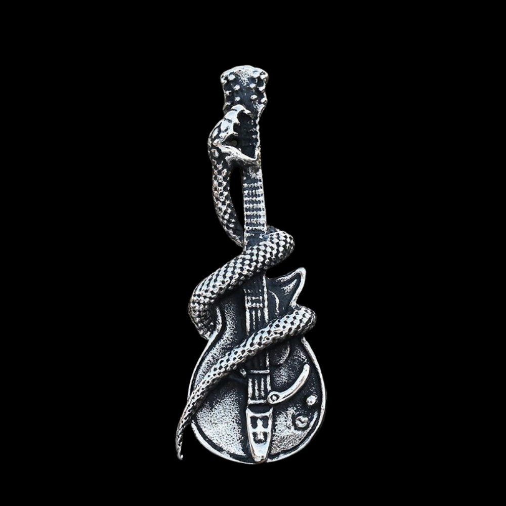 Guitar Snake Pendant