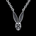 Halloween Skull Rabbit Pendant