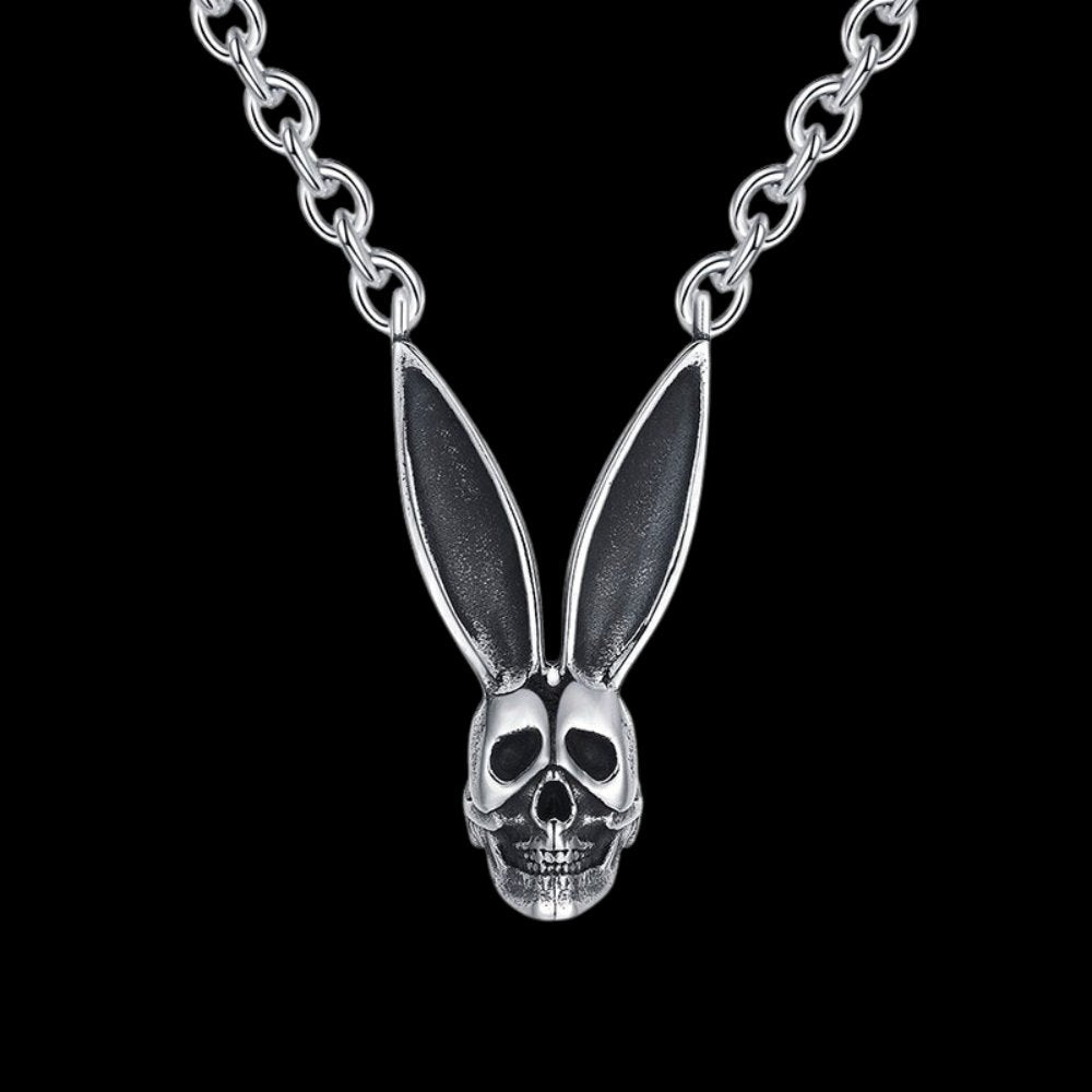 Halloween Skull Rabbit Pendant