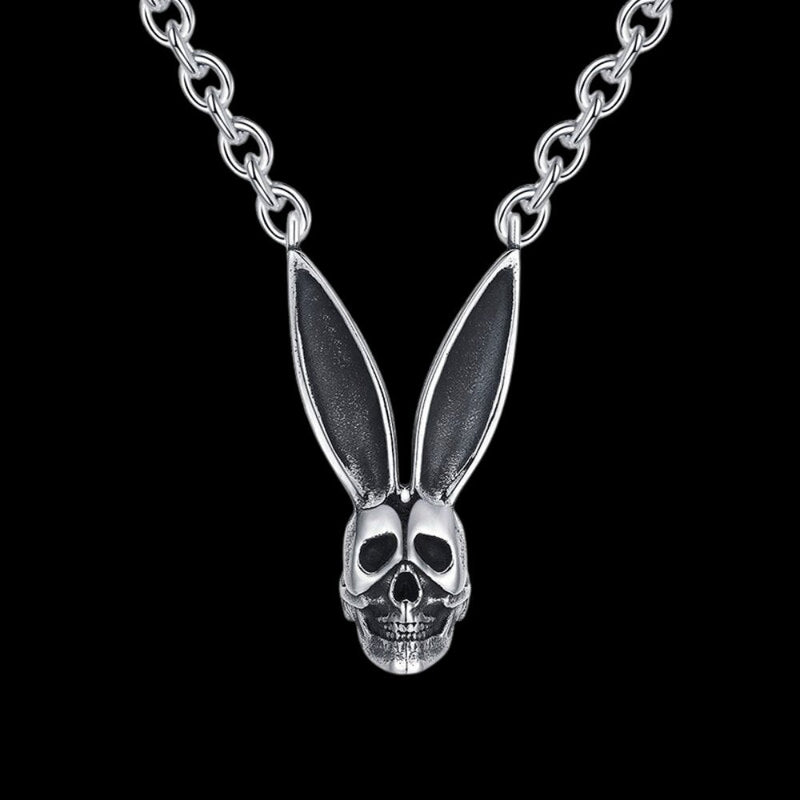 Halloween Skull Rabbit Pendant