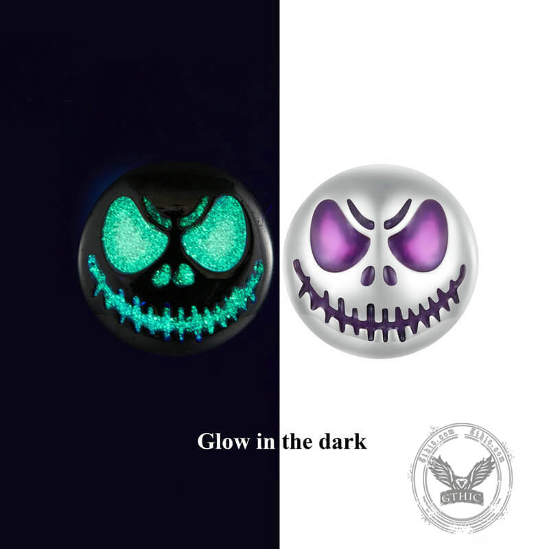 Halloween Luminous Ghost Sterling Silver Stud Earrings