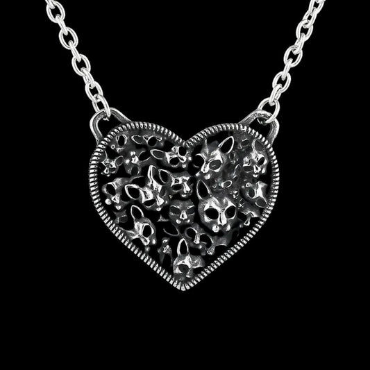 Heart of Cats Pendant