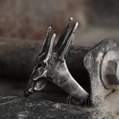 Helm of Sauron Stainless Steel Ring