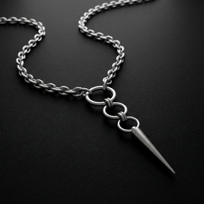 Hoop Spike Necklace