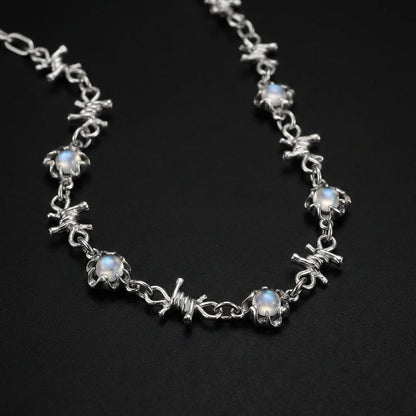 Opal Barb Necklace