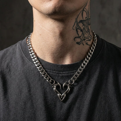 Barb Heart Necklace