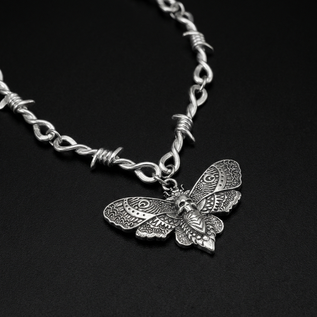 Death Moth Necklace